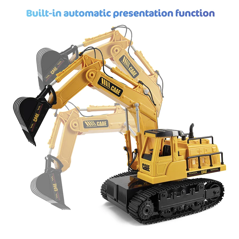 RC Excavator RTR For kids 15 Channel 2.4G 1/22 RC Car RC Excavatorv Engineering Car Remote Control Cars Gifts