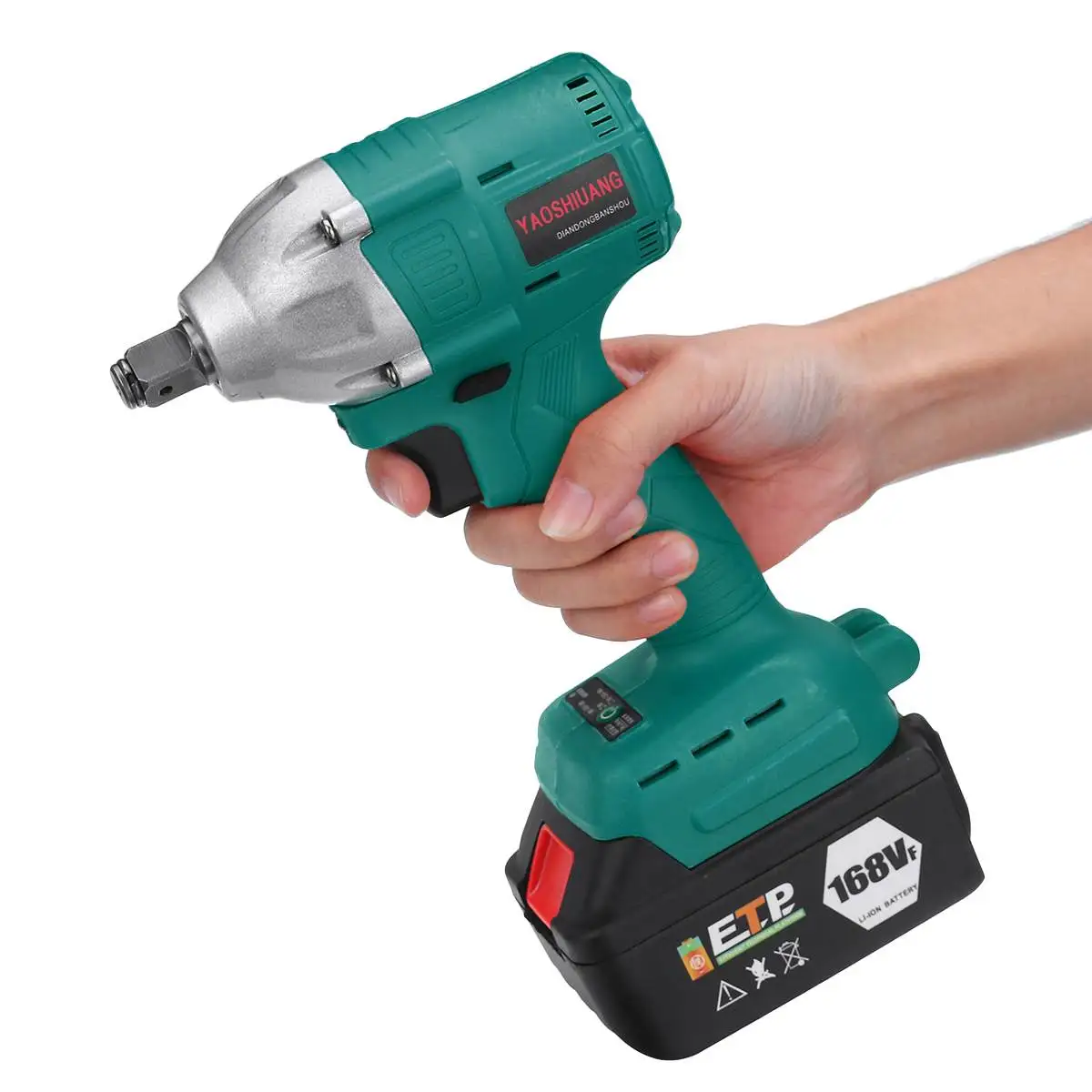 168VF 630NM 16800mAh 1/2'' Brushless Cordless Electric Impact Wrench Battery