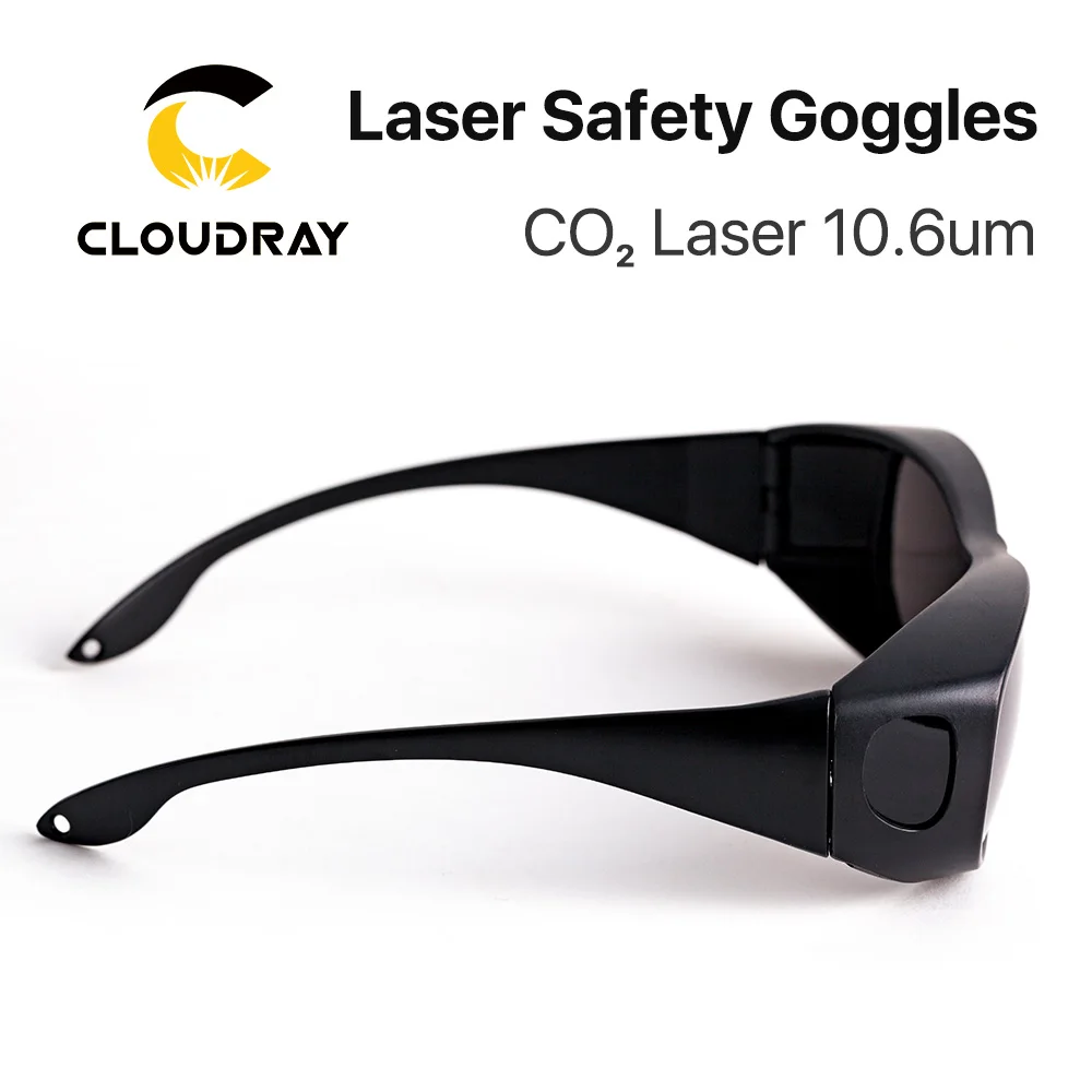 Goedkoop Cloudray 10600nm Stijl C Laser Veiligheidsbril OD4 + CE Veiligheidsbril Voor CO2 Lasersnijden Graveermachine