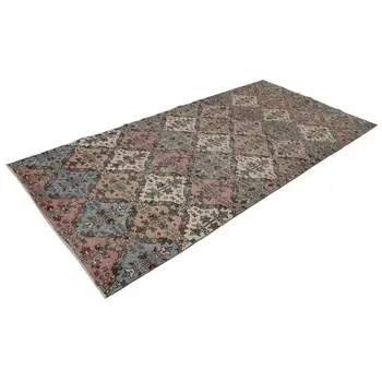 

137x285 Cm Multicolor Handmade Bohemian Rug-4x9 Ft