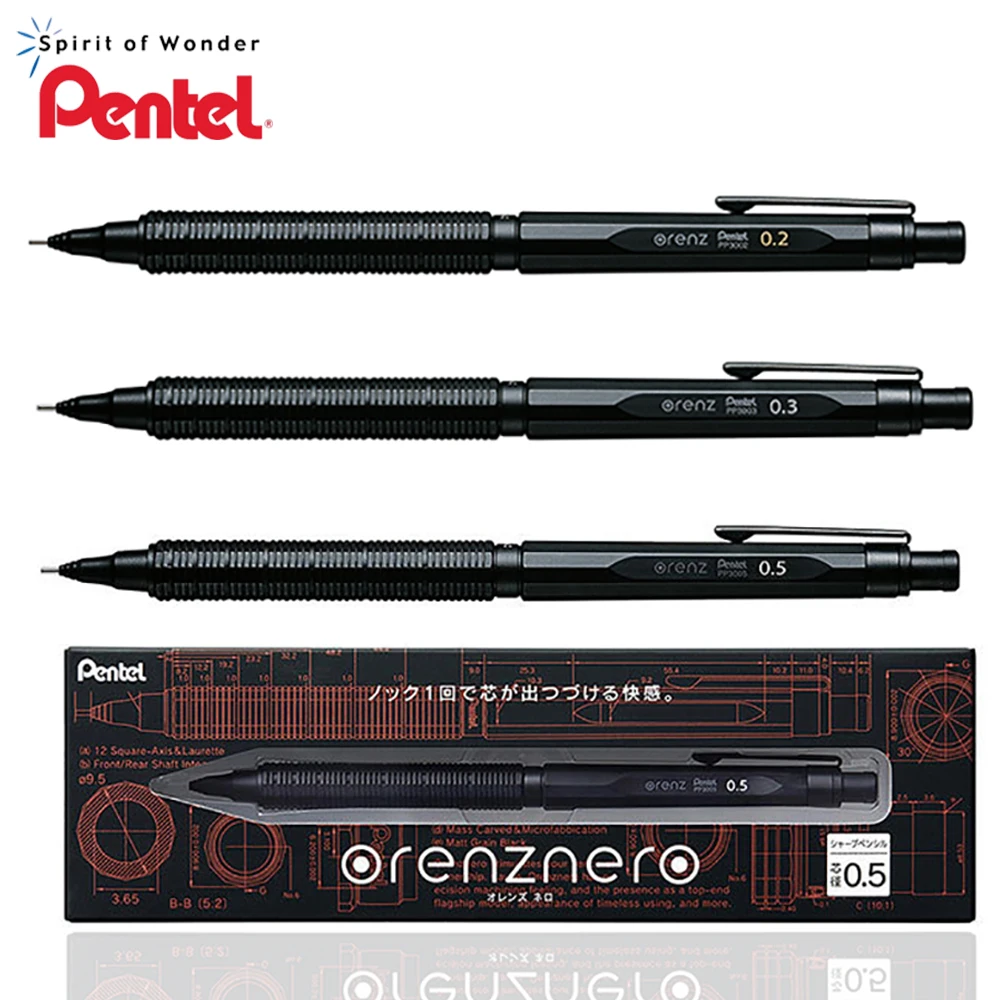 Японский-механический-карандаш-pentel-фоторучка-02-мм-03-мм-05-мм-противоударный-автоматический-карандаш-для-рисования-с-сердечником-школьные-принадлежности-2021