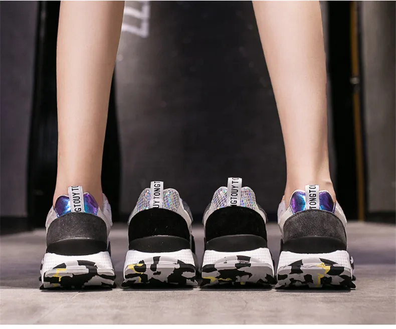 CAGILKZEL 2019 Autumn Shoes Woman Platform Sneakers Fashion Women Sneakers Shoes Casual Flats Soft Chunky Shoes Ladies Shoes (13)
