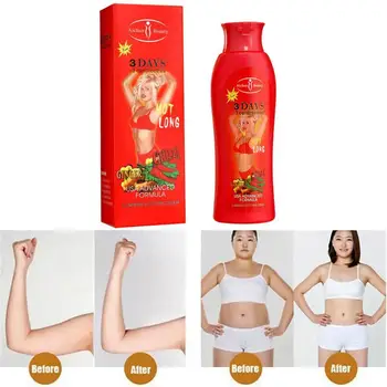 

200ml Ginger Fat Burning Slimming Cream Belly Slimming Burner Fitness Cream Weight Gel Fast Loss Anti-cellulite Fat K3V4