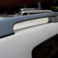 Для Toyota Land Cruiser V8 J200 FJ200 LC200 2008- серебристый/черный верхний багажник на крышу рельсы багажные стойки автомобильные аксессуары