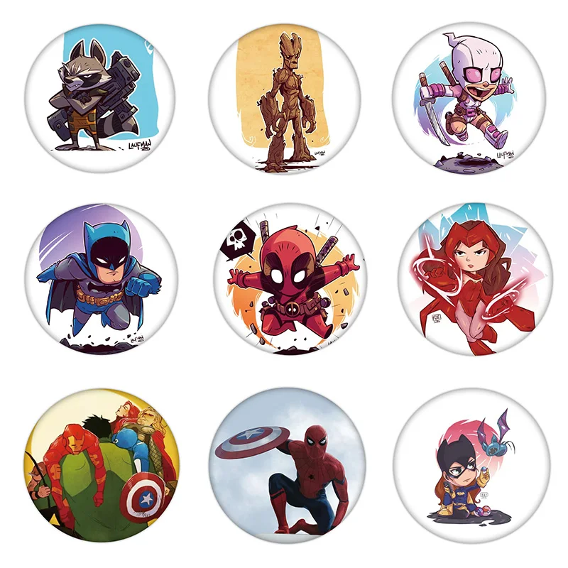 1 шт. Новое поступление Marvel Hero брошь с иконкой фильма Дэдпул рубашки пижамы