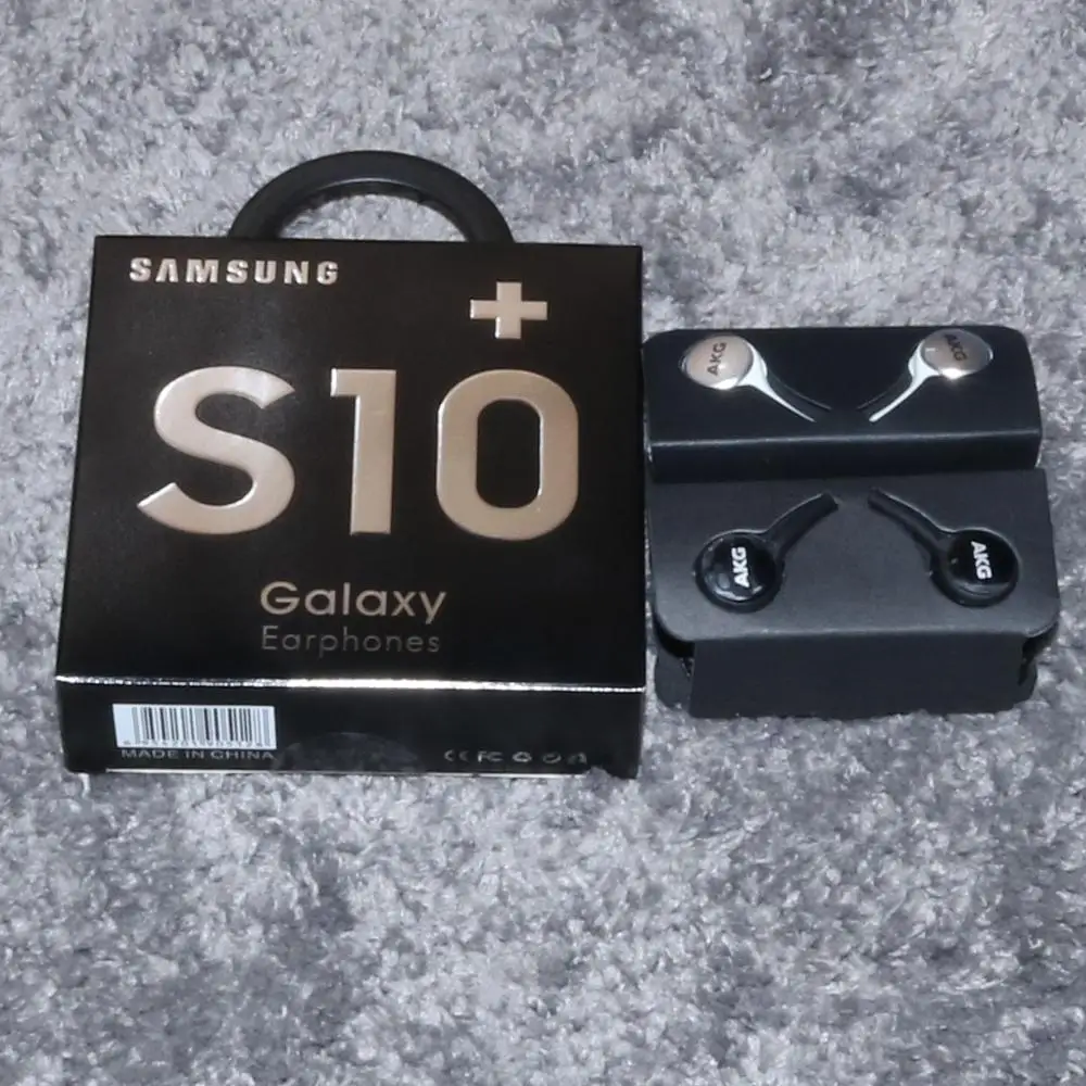 AKG-auriculares intrauditivos IG955 de 3,5mm con micrófono, auriculares internos con Control de volumen para teléfono inteligente Galaxy S10, S9, S8, S7, S6, S5