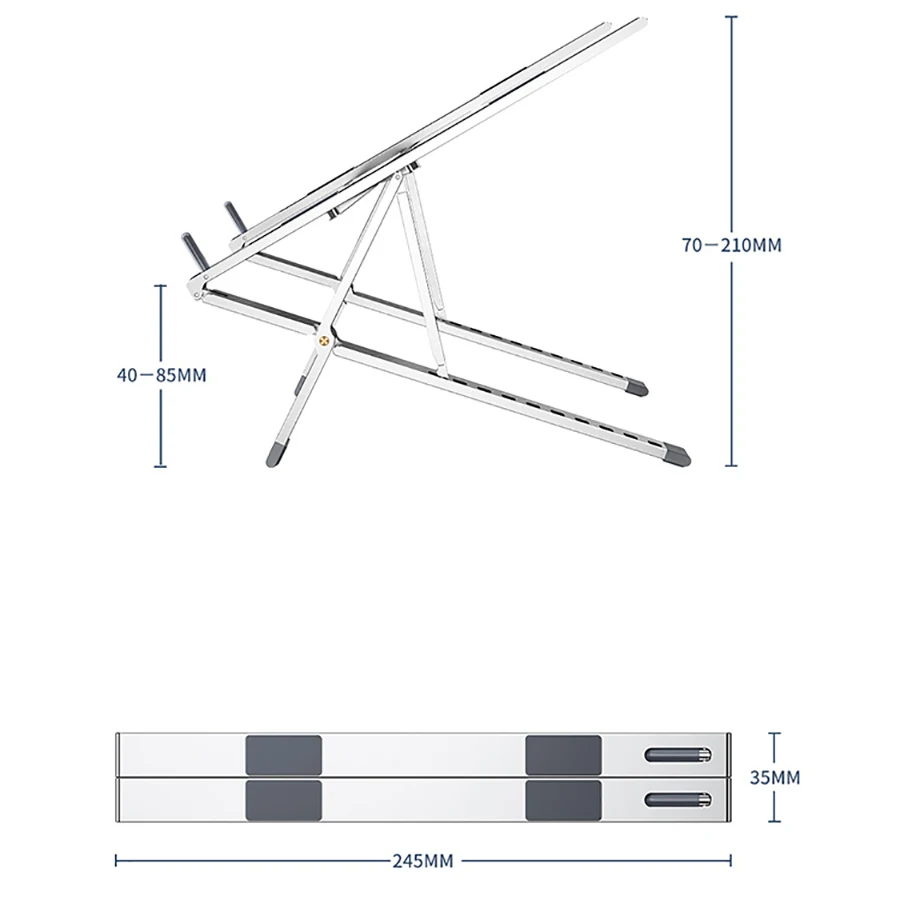 Adjustable Laptop Holder Notebook Stand Support For Mackbook Pro Computer Base Riser Portable Laptop Stand Cooling Bracket
