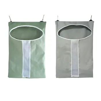 

Storage Bag Household Large Capacity Dirty Clothes Pocket Hanging Laundry Bag Bathroom Supplies Door Hanging Storage Bag,Gray