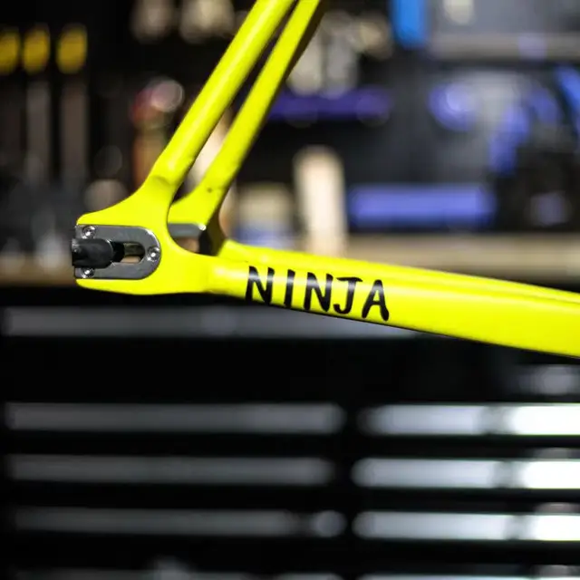 NINJA PIZZ 2021 イエロー フレーム　クランクセット NINJA PIZZ 2021 イエロー フレーム クランクセット NINJA PIZZ 2021