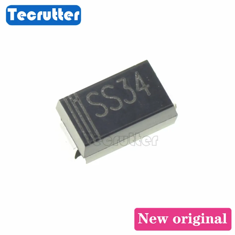 100 шт. 1N5822 в он лайн выпрямительный диод Шоттки SS34 IN5822 3A 40V SMA DO 214AC|Запасные части| |