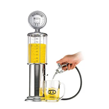 

New Mini Beer Dispenser Machine Drinking Vessels Double Gun Pump With Transparent Layer Design Gas Station Bar For Drinking Wine