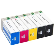 5PCS SJIC22P Compatible ink cartridge with pigment ink for Epson SJIC22P For Epson TM-C3500 for Epson ColorWorks C3500 Series