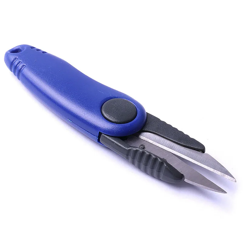

Mini Fishing Plier Sewing String Line Cutter Scissor Fold Blade Braid Tackle I1