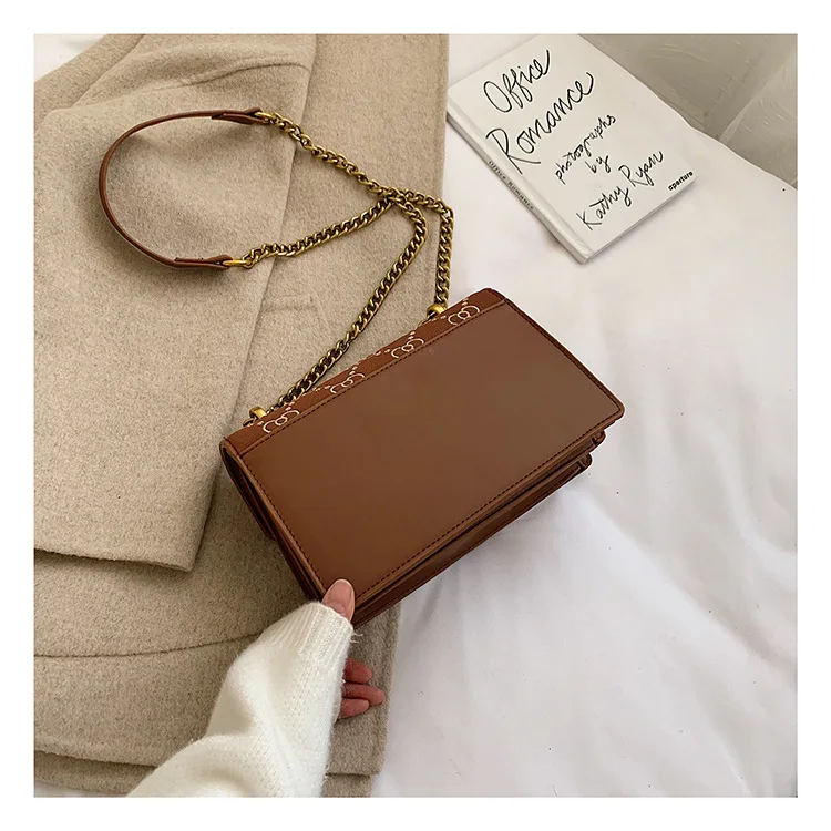 2019 New Design Deer Suede Leather Handbag Small flap Crossbody Bags for Women Quilted Embroidery Chain Shoulder Purse Black Red (8)
