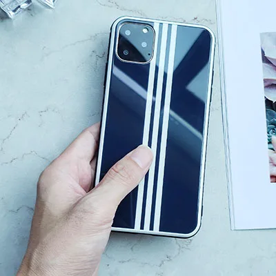 as photo Новое поступление iphone11 Чехол для мобильного телефона из закаленного стекла для iphone11R мраморный английский Iphone11MAX - Color: as photo