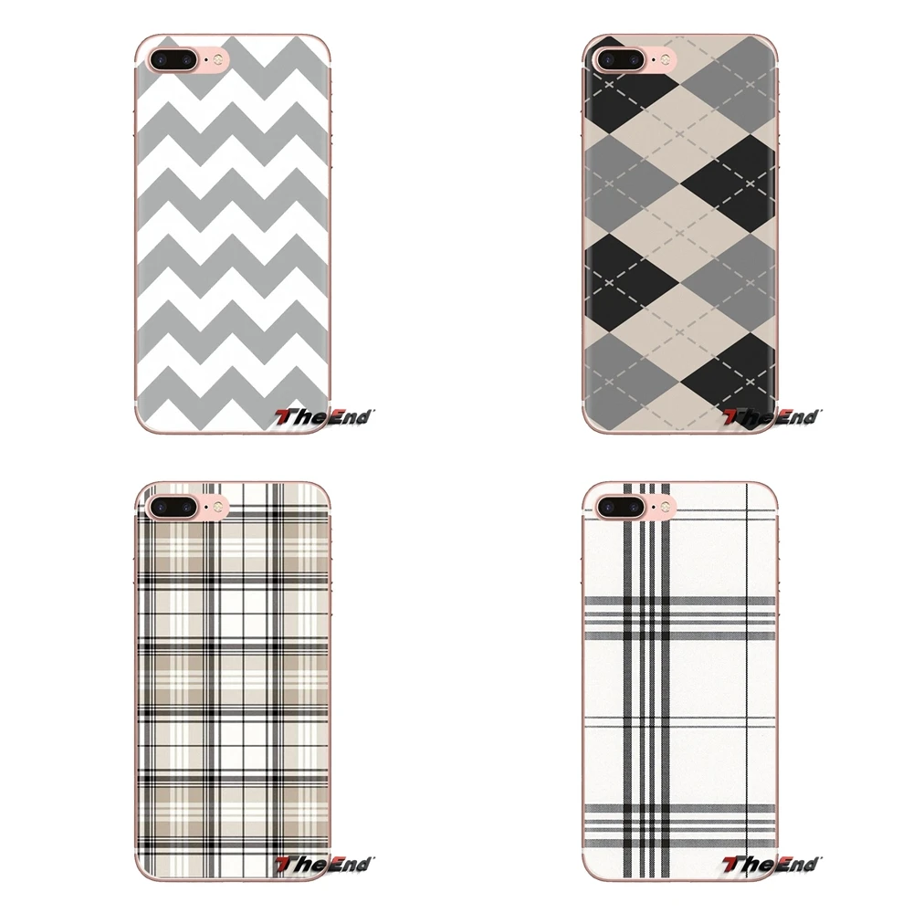 Для iPod Touch Apple iPhone 4 4s 5 5S SE 5C 6 6S 7 8 X XR XS Plus MAX Pastel Чистый плед полосы Прозрачный мягкий