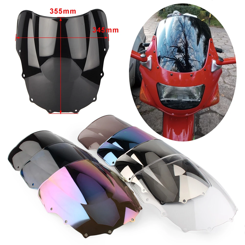 Ja Fra musikkens ZZR400 ZZR600 Double Bubble Windshield Windscreen For KAWASAKI ZZR 400 1993  2007 & ZZR 600 1993 1994 1995 1996 1997 1998 2004|Windscreens & Wind  Deflectors| - AliExpress