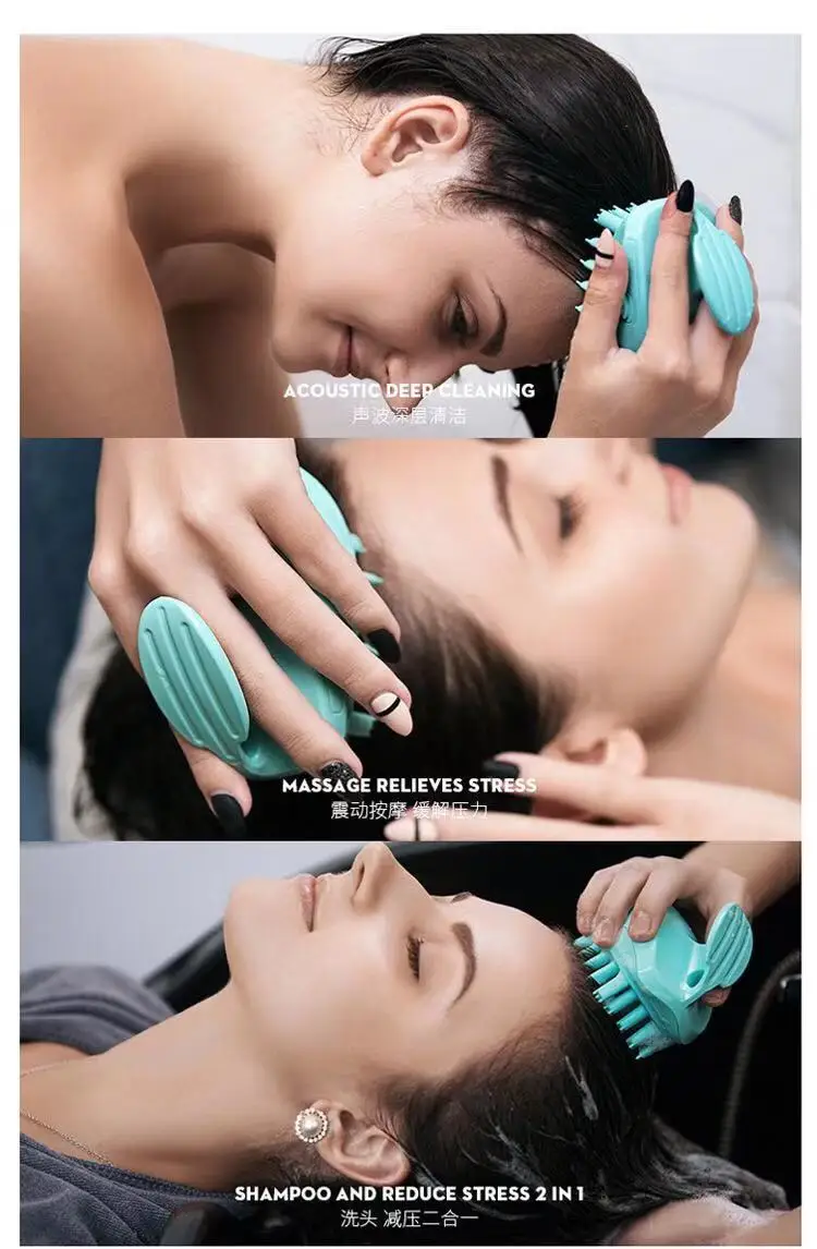 Lenoss Электрический shampooer акустическая волна массаж и уход shampooer глубоко очищает кожу головы и волосы shampooer
