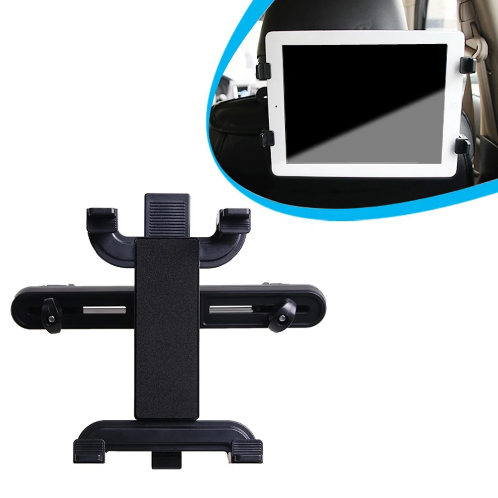 Car 360 Rotation Car Back Seat Tablet Stand Headrest Mount Holder for 7-10 Inch Tablet GPS IPad Sumsung Tab Black