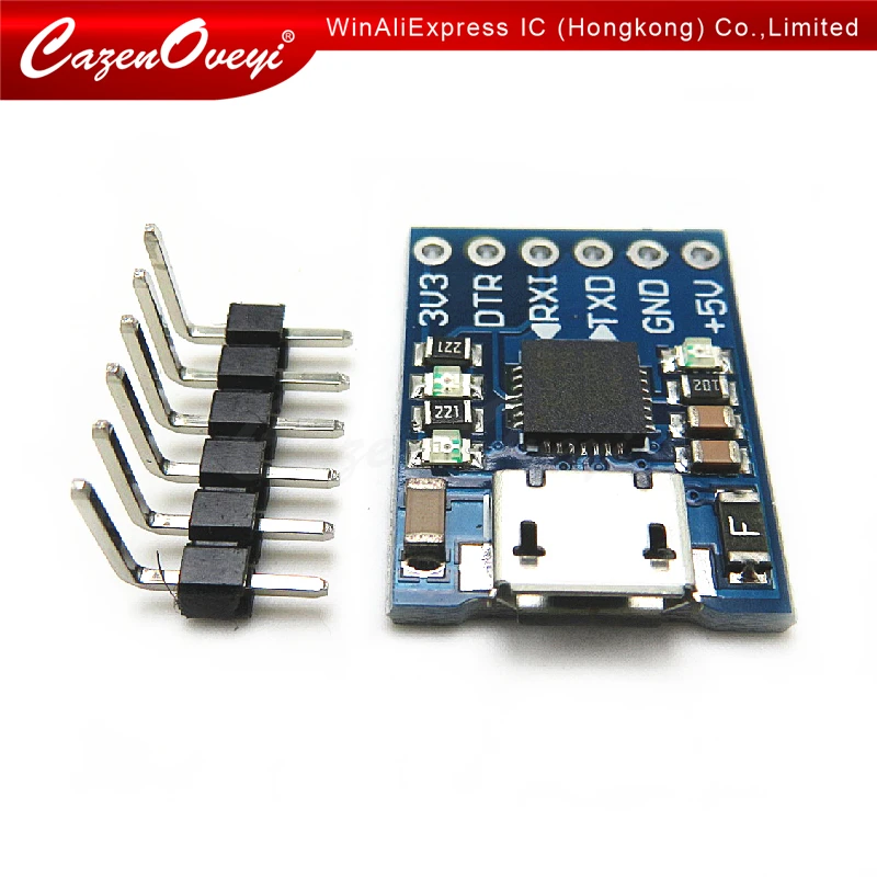 1 Pz/Lotto 6Pin Cp2102 Micro Usb A Uart Ttl Modulo Convertitore Seriale Uart Stc Sosituire Ft232 In Magazzino