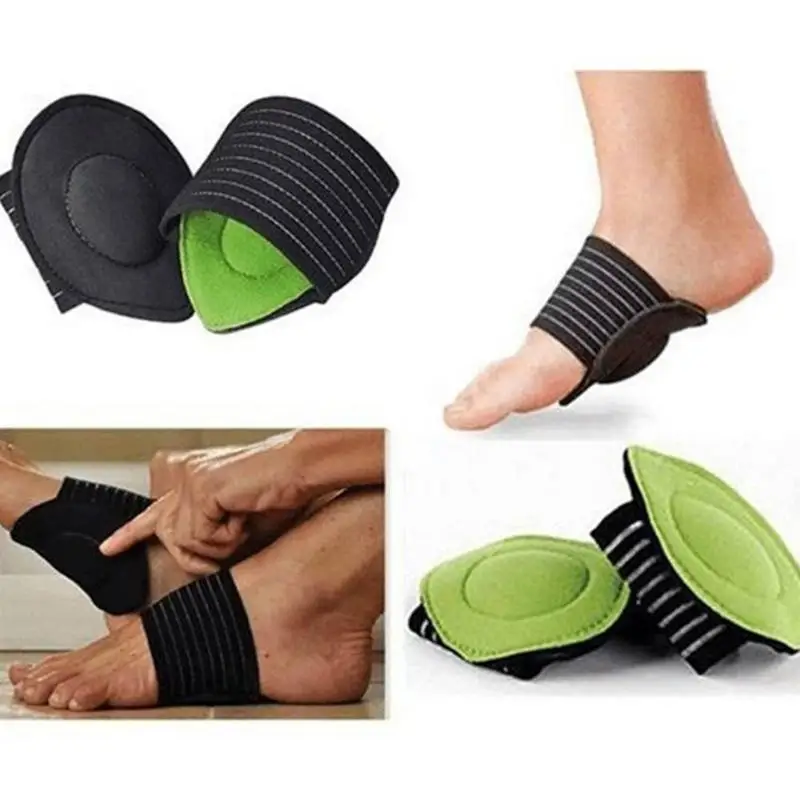 Foot Arch Support Plantar Fasciitis Heel Pain Aid Foot Run-up Pad Feet Cushioned Cushioned Shoes Insole Sports Accessory