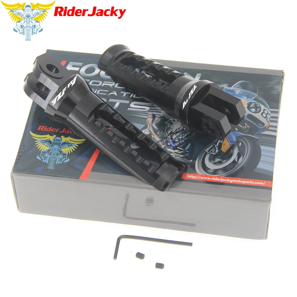 

RiderJacky для YAMAHA YZF-R1 YZFR1 YZF R1 & R1M & R1S 1998-2020 18 2019 мотоциклетные Передние Подножки, подножки, ЧПУ ножная педаль