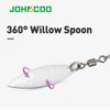 JOHNCOO 2g 3g 4g 5g 7g 9g Crank Hook Metal Spoon Sequins Add Weight lures With Twist Lock Lead Barbed Hook Offset Hooks ► Photo 2/6