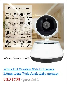 Беспроводная радионяня IP камера 720P HD Беспроводная умная детская камера Аудио Видео запись камеры наблюдения