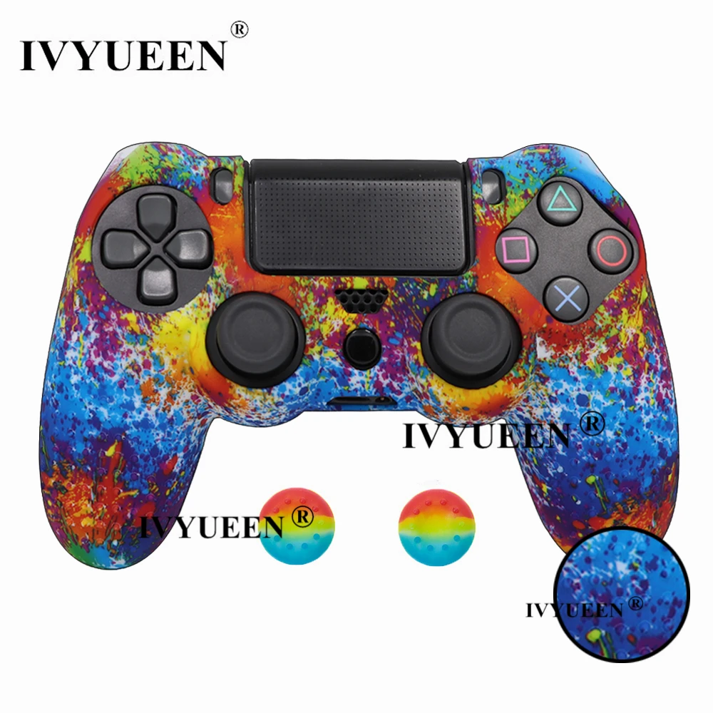 for PlayStation 4 ps4 Pro slim controller silicone case skin 24