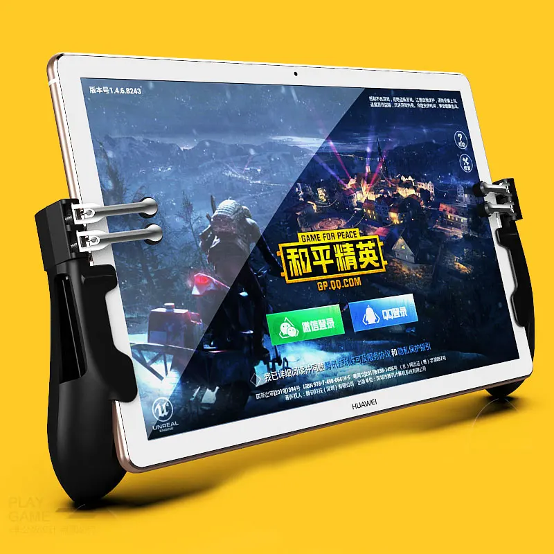 

New H11 PUBG Gamepad Controller Six Finger Game Joystick Handle For Ipad Tablet L1R1 Fire Button Aim Key PUBG Trigger