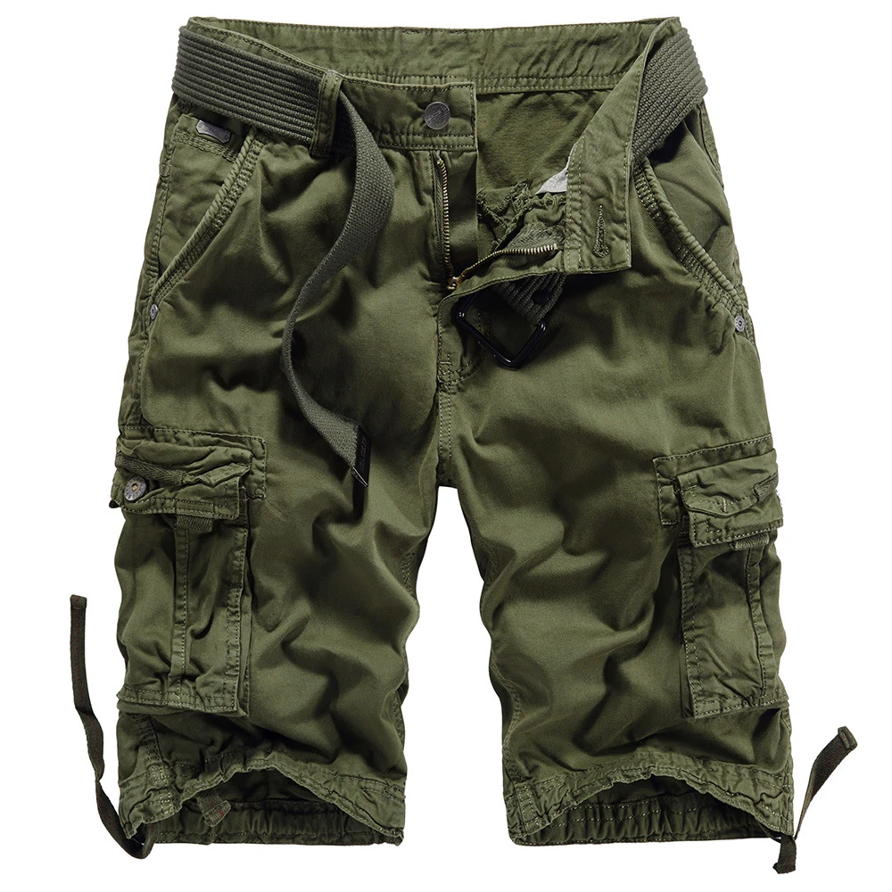 2021 Summer New Grote Maten Heren Korte Broek Miltary Loose Shorts Cargo  For Men|Casual Shorts| - AliExpress