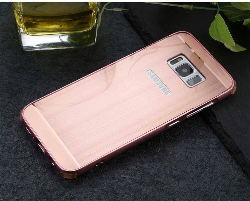 Nohon для samsung Galaxy S8 Plus чехол противоударный металлический Алюминиевая Матовая рамка PC задняя крышка для Galaxy S8 S8 Plus S8+ чехол Coque