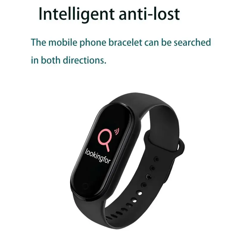 M5 Smart Bracelet Men Fitness Smart Wristband Women Sports Tracker Smartwatch Play Music Bracelet Support For Adriod IOS