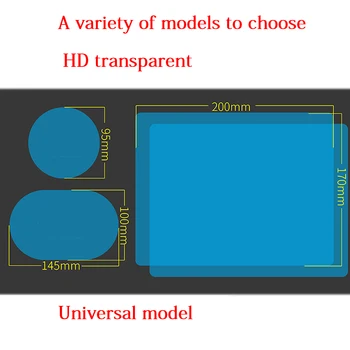 

Brand new personalized portable car rearview mirror transparent protective film anti-fog and rain-proof window car supplies