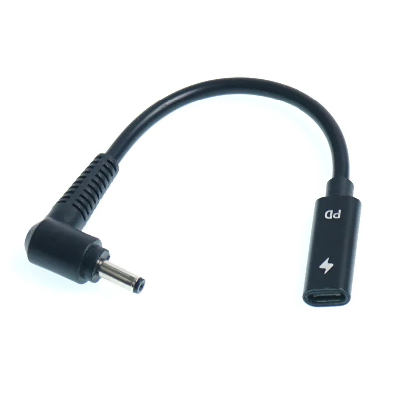USB-C type c female to DC Tip 4.0mm *1.35mm Power Cable Cord For Asus Zenbook Vivobook laptops