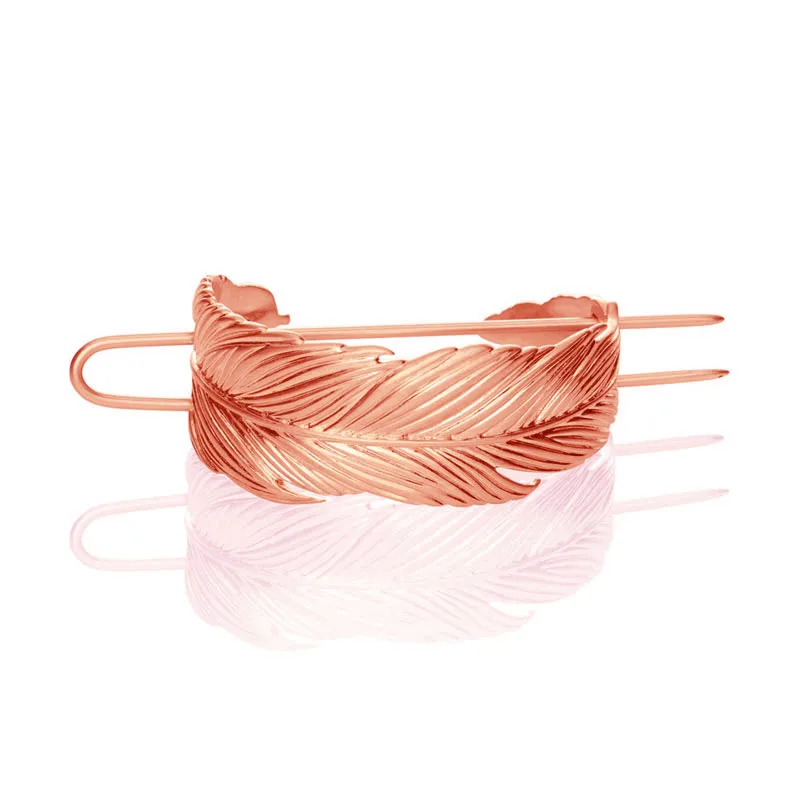 0021-rose gold Новинка Boho Аксессуары для волос поступление металлический позолоченный Х образный держатель булочка Очаровательная винтажная клетка для волос палка Персонализированная - Окраска металла: 0021-rose gold