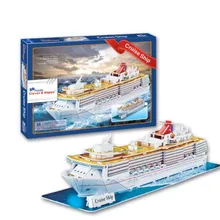 Круизный корабль образование 3D Бумага DIY головоломки 3478 модель головоломки Обучающие комплекты игрушек дети мальчик подарок игрушка