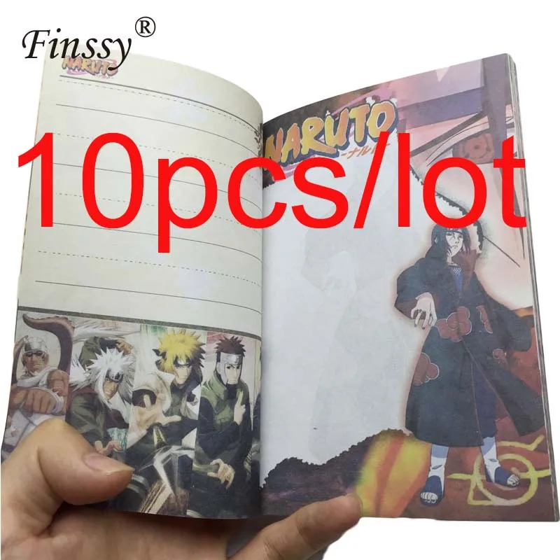 

10pcs/lot wholesale Naruto Kakashi Hatake Jiraiya cosplay book notebook Icha Icha Paradaisu anime student cosplay friends gift