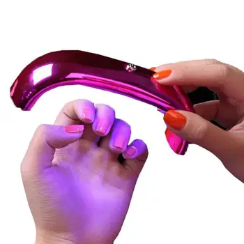 

9W LED Nail Dryer Mini Portable Nail Curing Lamp UV Gel Nail Polish Drying Machine Lamps Manicure Tool