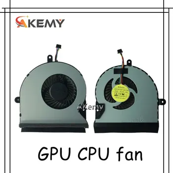 

Akemy New GPU CPU fan For Asus G751J G751M G751JY G751JL COOLING FAN COOLER DFS501105PR0T FG13 DFS561405PL0T FG15 5V