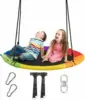 40" 770 lbs Flying Saucer Tree Swing Kids Gift w/ 2 Tree Hanging Straps Colorful  OP70579CL 1
