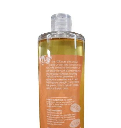 

CASTOR OIL - 500ML 100% PURE, COLD PRESSED