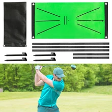 golf swing path training mat