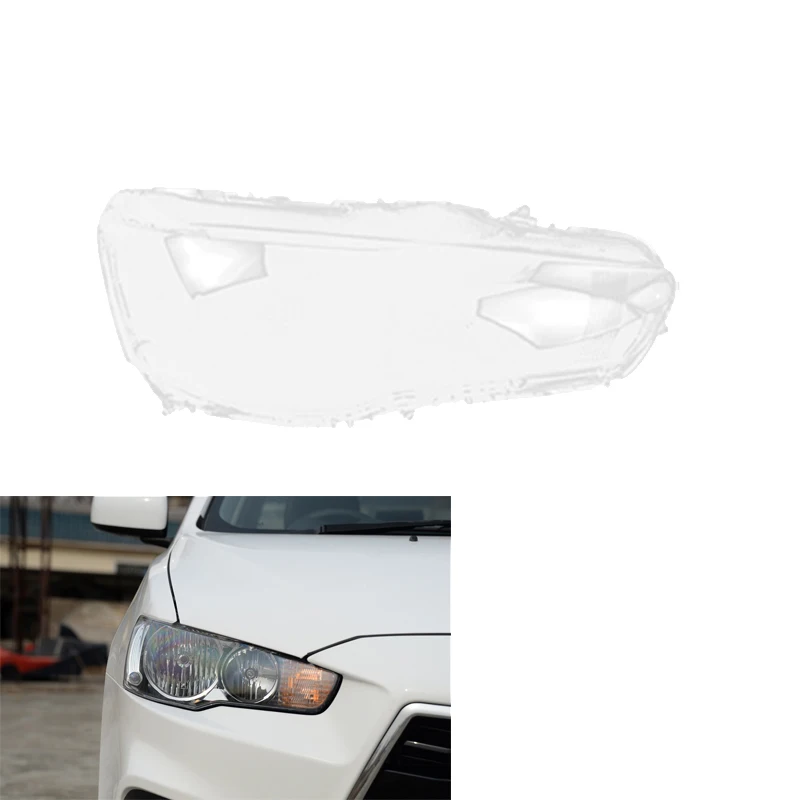 Автомобильная крышка для линз передних фар, сменная фара для Mitsubishi Outlander EX 2007 2008 2009