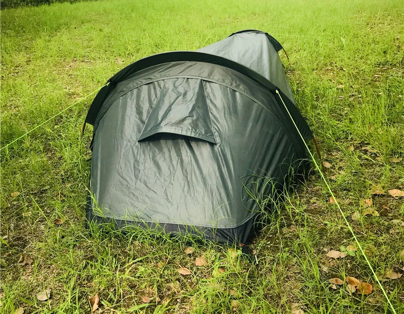 Сверхлегкий Bivvy мешок палатки, компактный один человек альпинизмом Bivy военная палатка- водонепроницаемый спальный мешок крышка Bivvy мешок