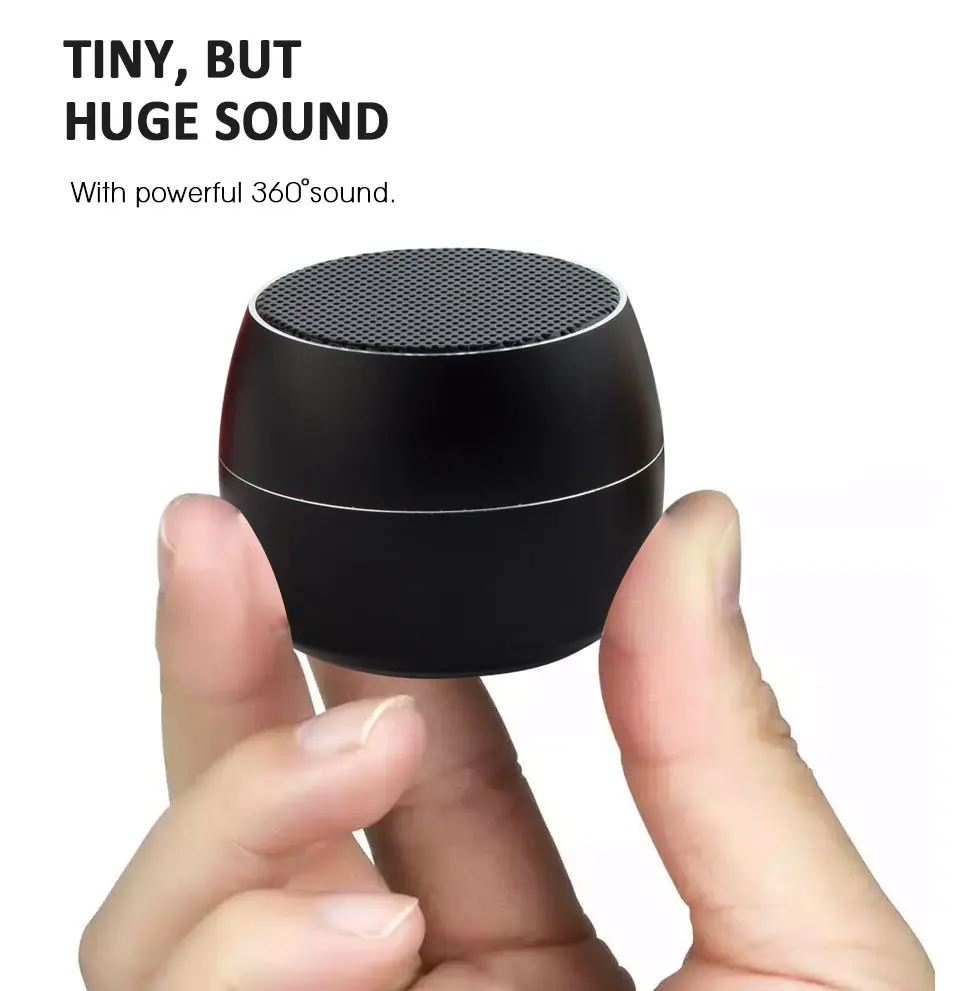 ZIVEI Wireless Speaker with Sound Beyond Size, Bluetooth Speaker box with Boom Bass, Mini Bluetooth Sound Box Portable on the Go