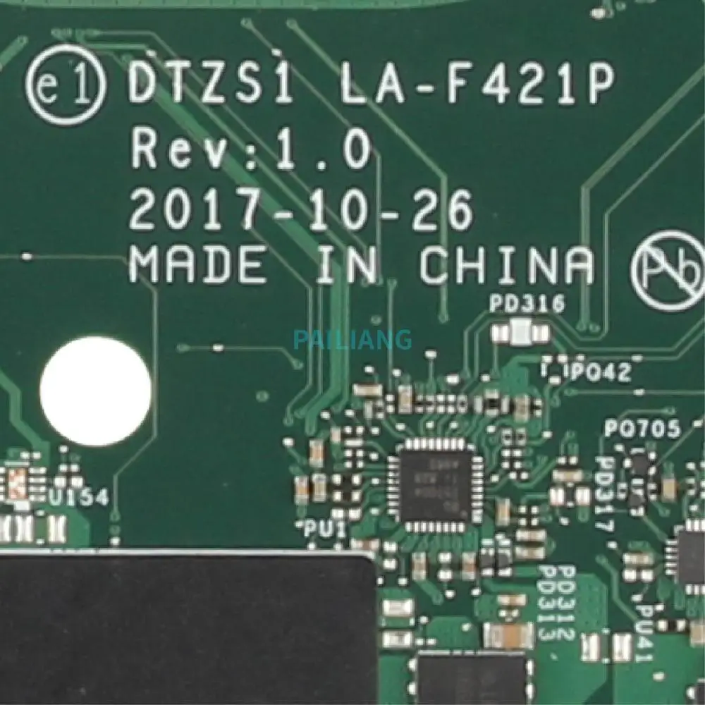 Very best PAILIANG Laptop motherboard For LENOVO Thinkpad YOGA 380 Mainboard SR3L9 i5-8350U 02DA016 LA-F421P