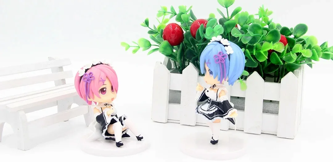 Zero-Based a Different World Life REM Ram REM Maid Милая глиняная капсула, набор для гаража