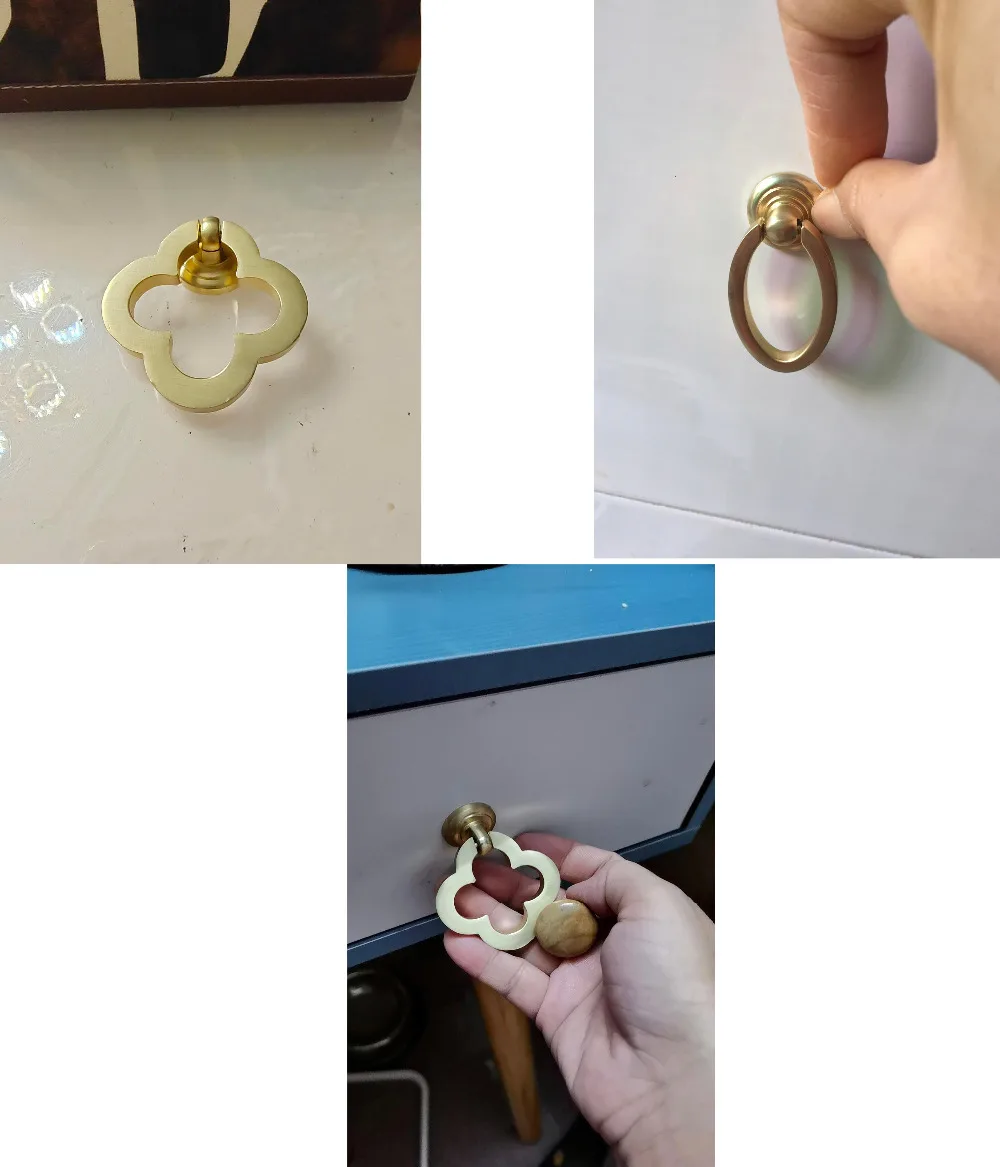 H82a502f948f34eae91647d9847ea7946l Gold Cabinet Pulls Solid Zinc Alloy Kitchen Cupboard Single hole for bedside table Handle Drawer Knobs Furniture Handle Hardware Mallzona