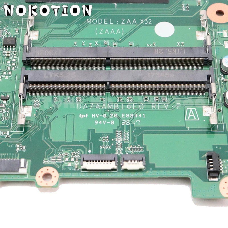  NOKOTION For Acer aspire E5-575 E5-575G laptop motherboard DAZAAMB16E0 NBGD811006 NB.GD811.006 SR2Z